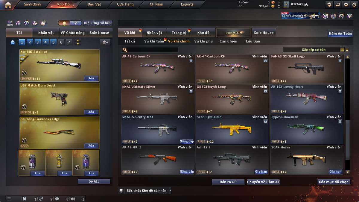 shop acc cf uy tin gia re